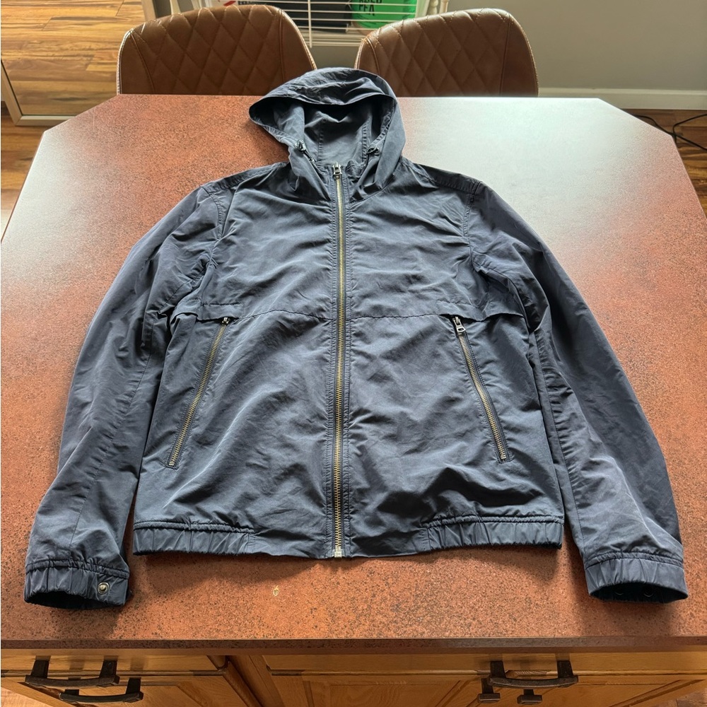 Theory Dark Blue Windbreaker Jacket